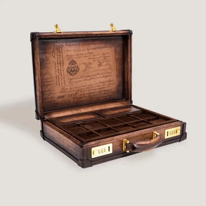 Watch Box - Master Edition Java Parchment Brown-1-Watch Box Studio