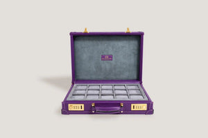 Watch Box - Master Saffiano Purple-5-Watch Box Studio