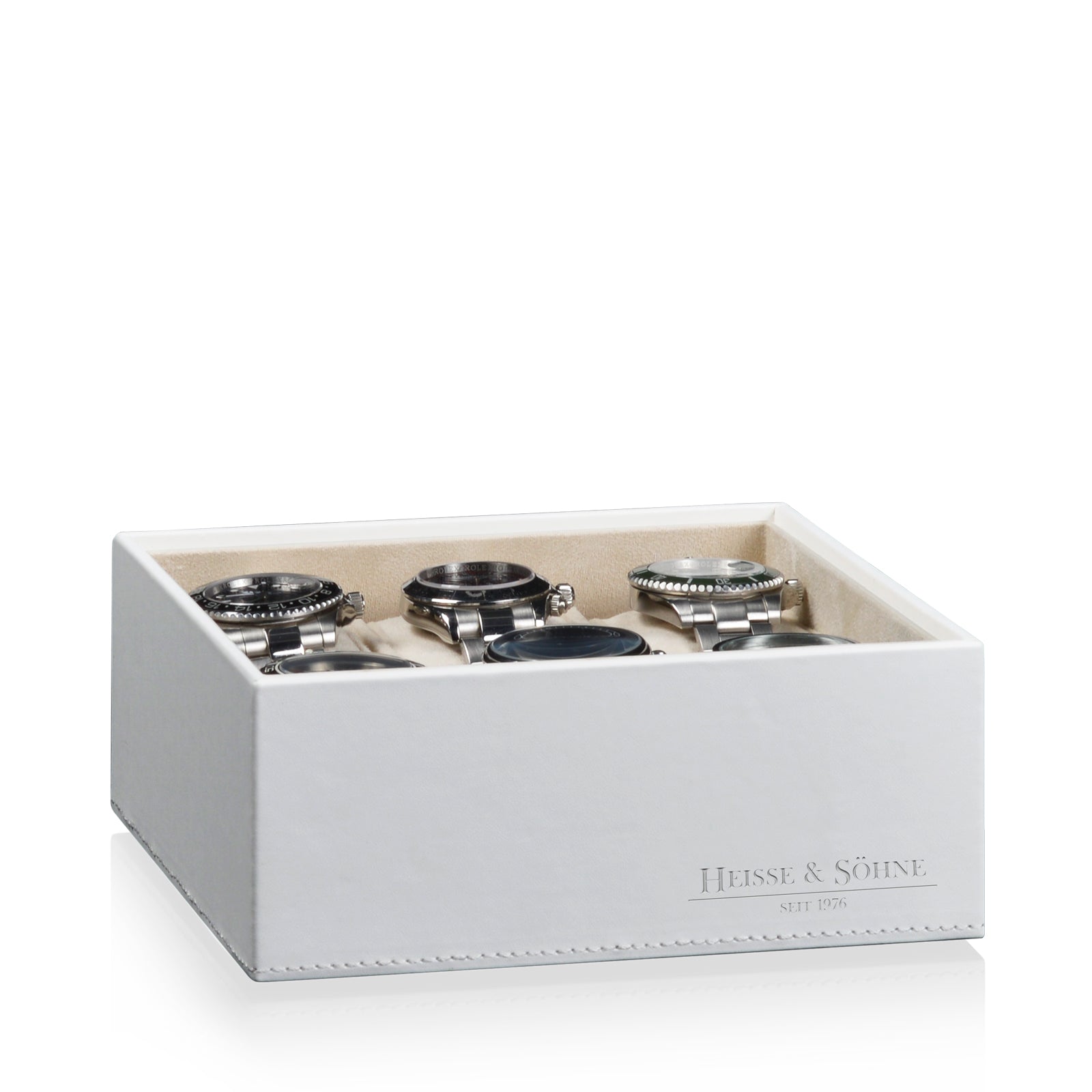 Watch Box - Mirage L White-1-Watch Box Studio