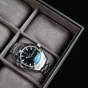 Watch Box - Mirage Slim Black-4-Watch Box Studio