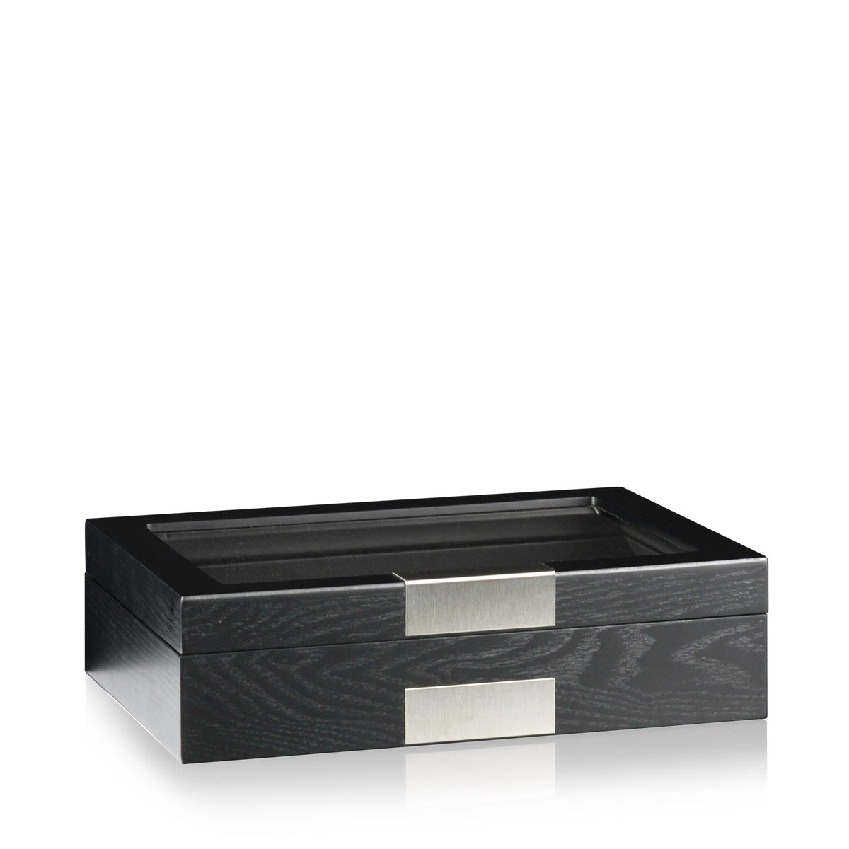 Watch Box - Monterray Black Satin-7-Watch Box Studio