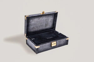 Watch Box - Petra Parchment Grey-3-Watch Box Studio