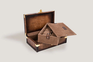 Watch Box - Petra Parchment Light Tan-2-Watch Box Studio