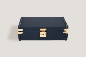 Watch Box - Petra Togo Dark Blue-5-Watch Box Studio