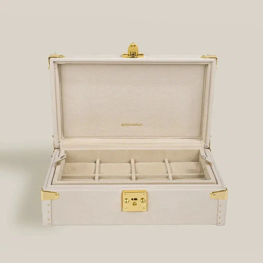 Watch Box - Petra Togo Light Cream-1-Watch Box Studio