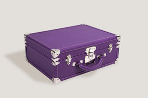 Watch Box - Safiano Purple Trunk-2-Watch Box Studio