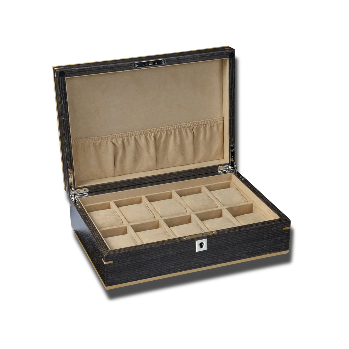 Watch Box - Spacious Heisse Ebony-1-Watch Box Studio