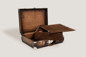 Watch Box - Trunk Parchment Brown-4-Watch Box Studio