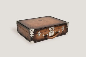 Watch Box - Trunk Parchment Brown-5-Watch Box Studio