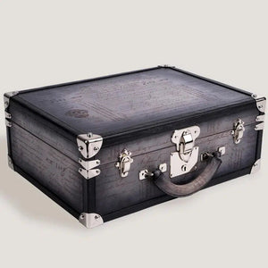 Watch Box - Trunk Parchment Grey-2-Watch Box Studio