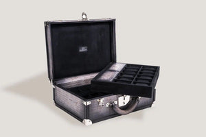 Watch Box - Trunk Parchment Grey-4-Watch Box Studio