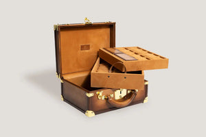 Watch Box - Trunk Patina Honey Brown-4-Watch Box Studio