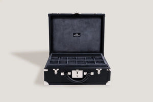 Watch Box - Trunk Safiano Black-3-Watch Box Studio