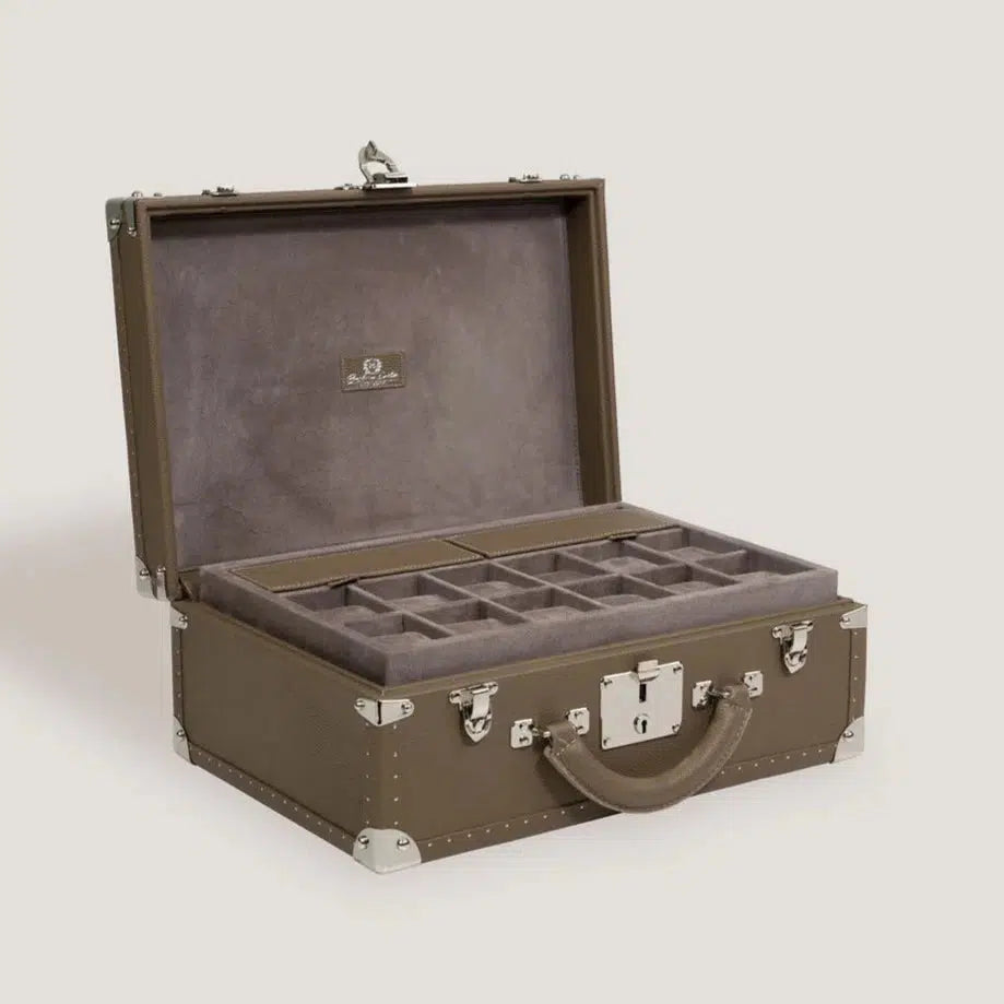 Watch Box - Trunk Togo Beige-1-Watch Box Studio