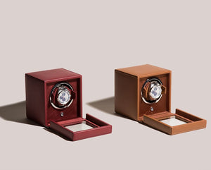 Watch Winder - Bordeaux Cube Cover-5-Watch Box Studio