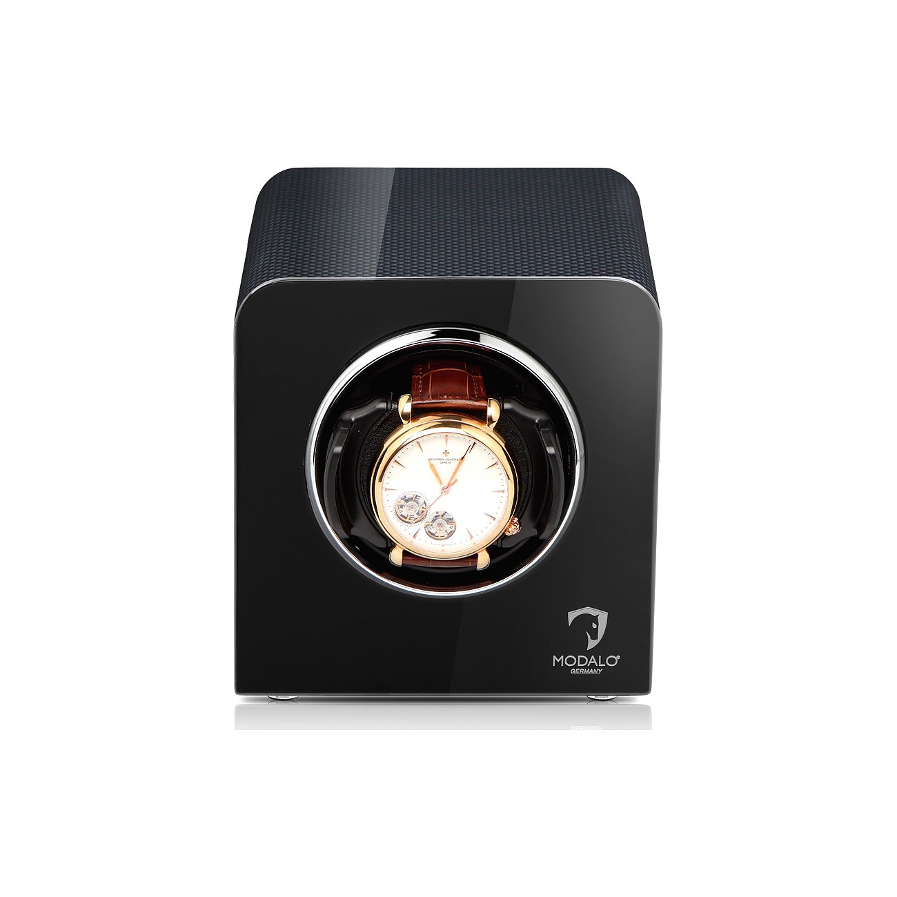 Watch Winder - Carbon Bedside-1-Watch Box Studio