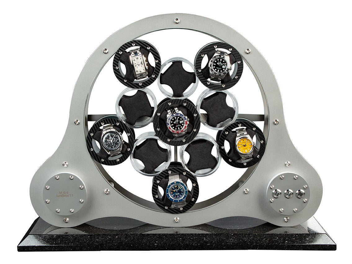 Watch Winder - Carbon Granite-4-Watch Box Studio