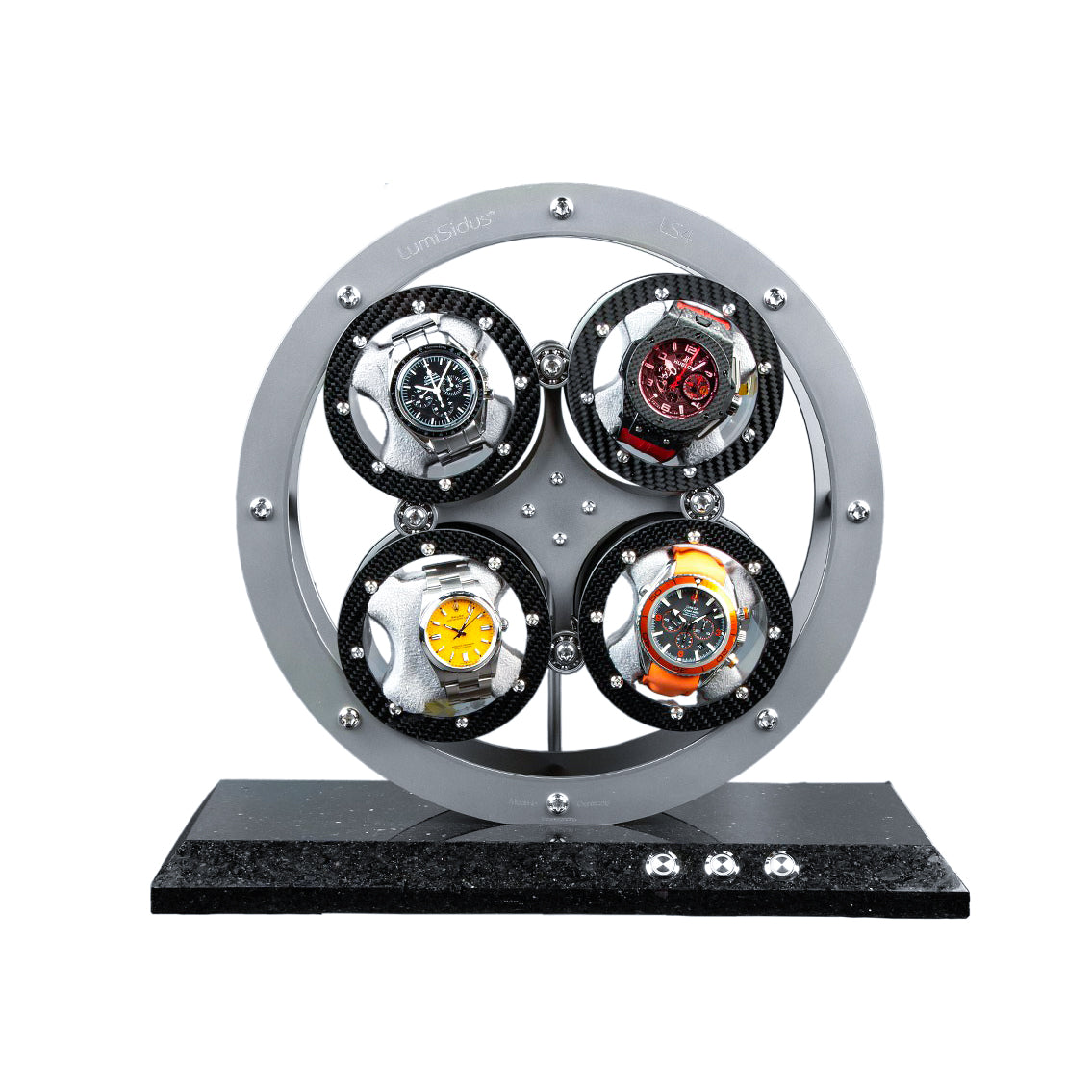 Watch Winder - Carbon Quartet-1-Watch Box Studio