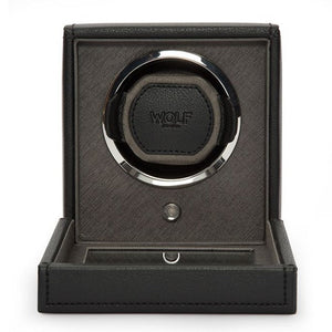 Watch Winder - Cube Cover Black-1-Watch Box Studio