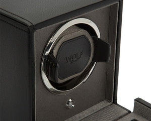Watch Winder - Cube Cover Black-5-Watch Box Studio