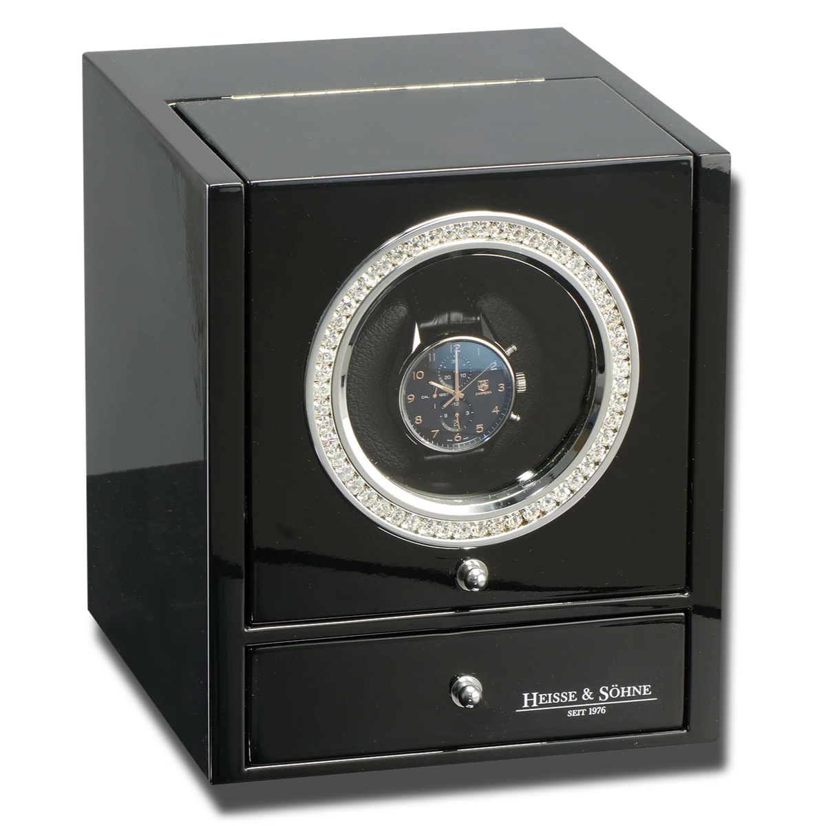 Watch Winder - Glamour Black-1-Watch Box Studio
