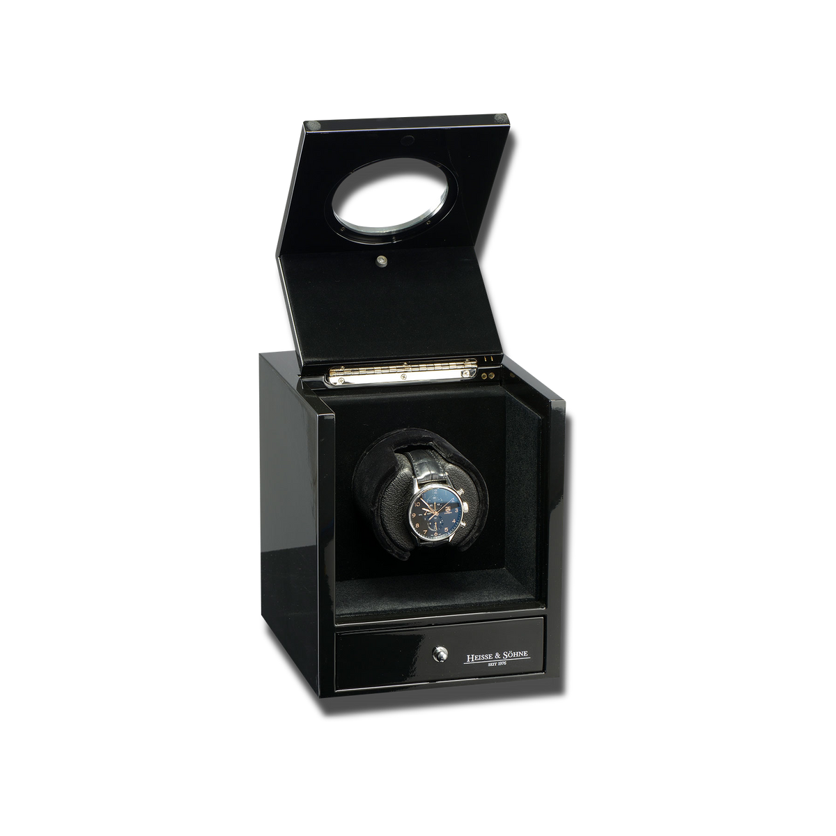 Watch Winder - Glamour Black-2-Watch Box Studio