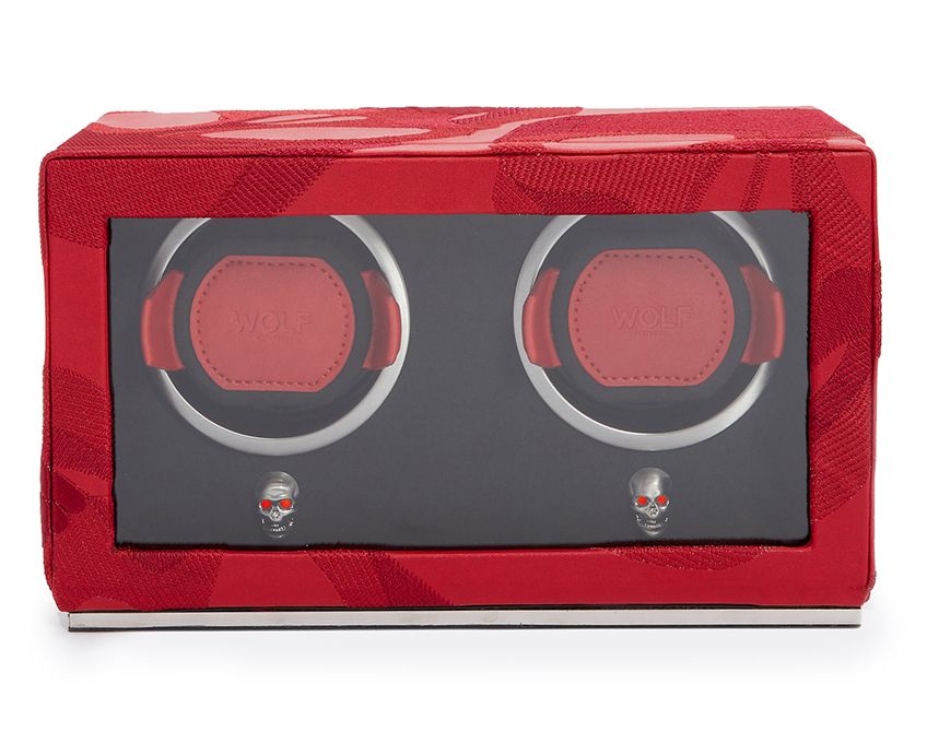 Watch Winder - Momento Mori Red Duo-1-Watch Box Studio