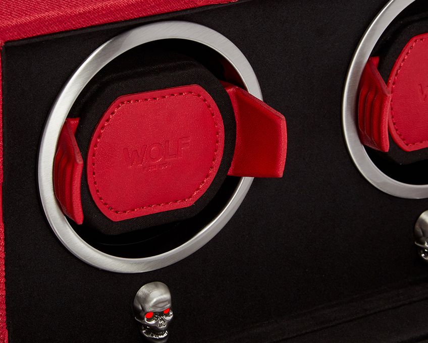 Watch Winder - Momento Mori Red Duo-5-Watch Box Studio