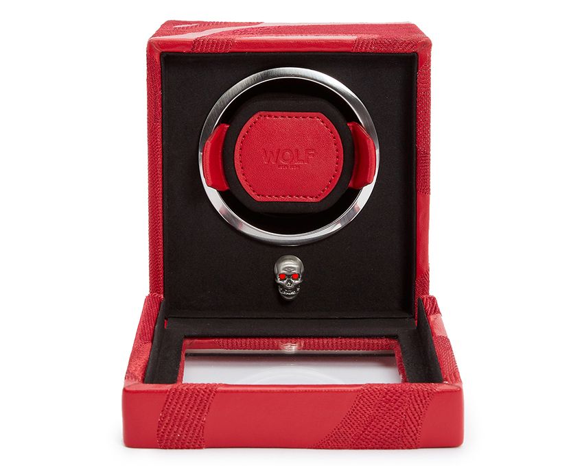 Watch Winder - Momento Mori Red Single-4-Watch Box Studio