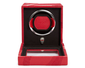 Watch Winder - Momento Mori Red Single-4-Watch Box Studio