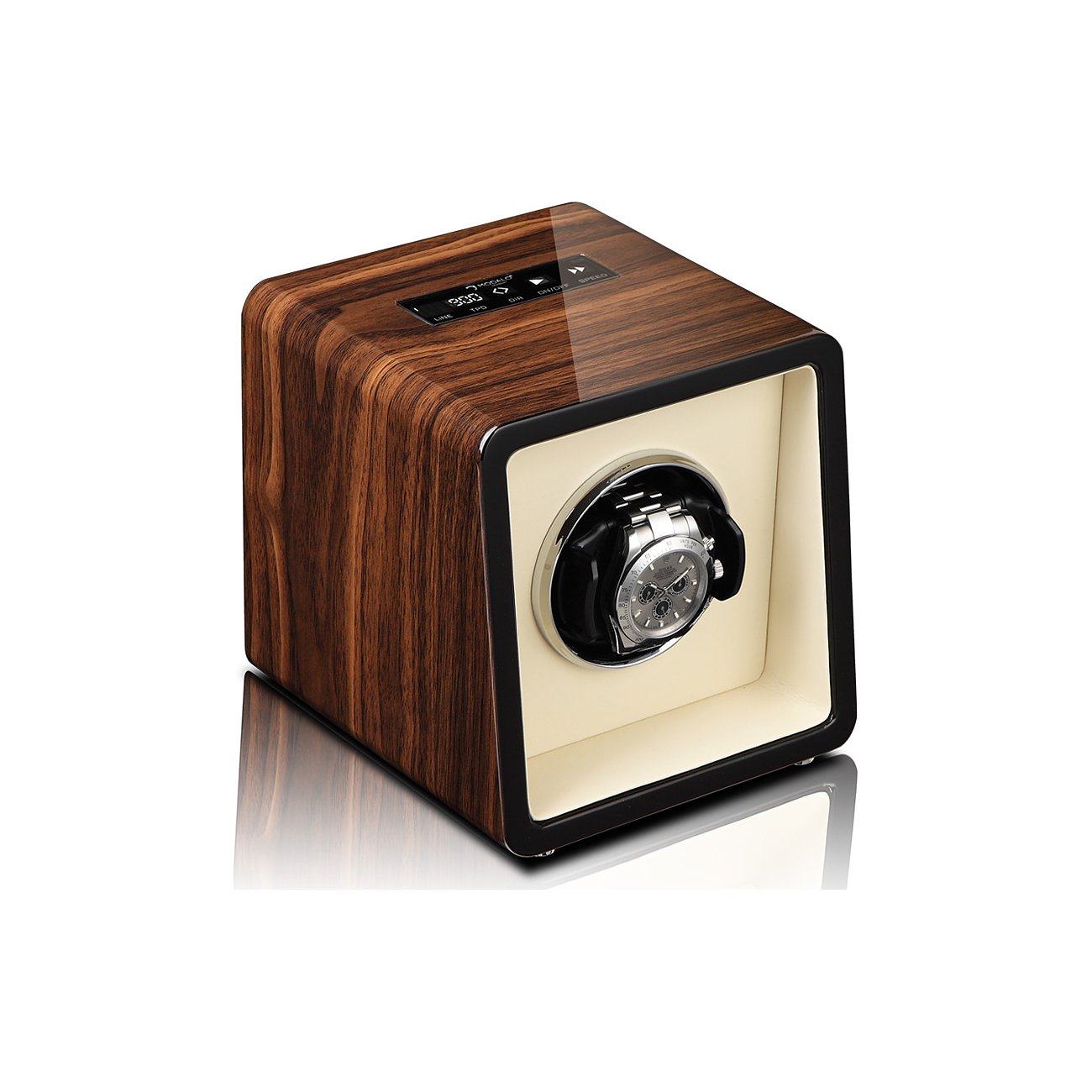 Watch Winder - Old One Walnut-1-Watch Box Studio