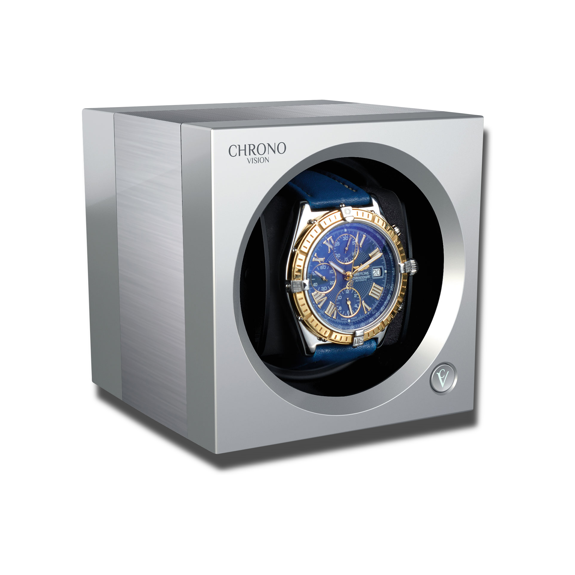 Watch Winder - One Aluminum Grey-1-Watch Box Studio