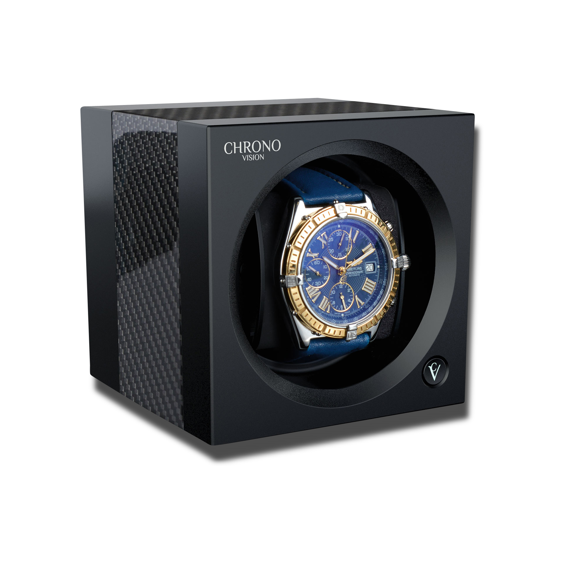 Watch Winder - One Carbon Black-1-Watch Box Studio
