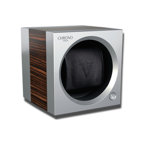 Watch Winder - One Gray Walnut-2-Watch Box Studio