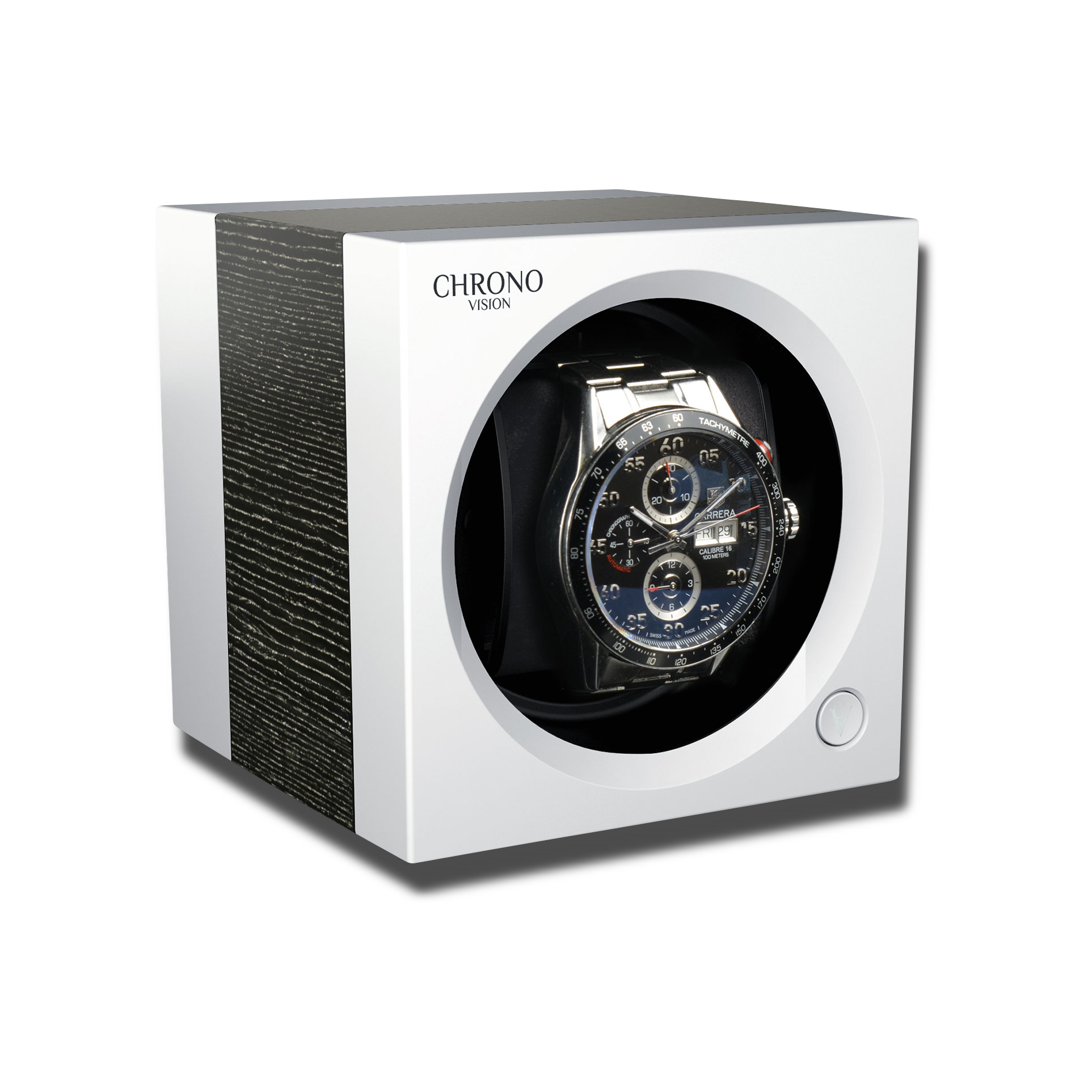 Watch Winder - One Satin White-1-Watch Box Studio