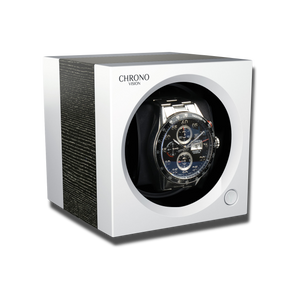 Watch Winder - One Satin White-1-Watch Box Studio