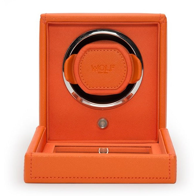 Watch Winder - Orange Cube Cover-1-Watch Box Studio