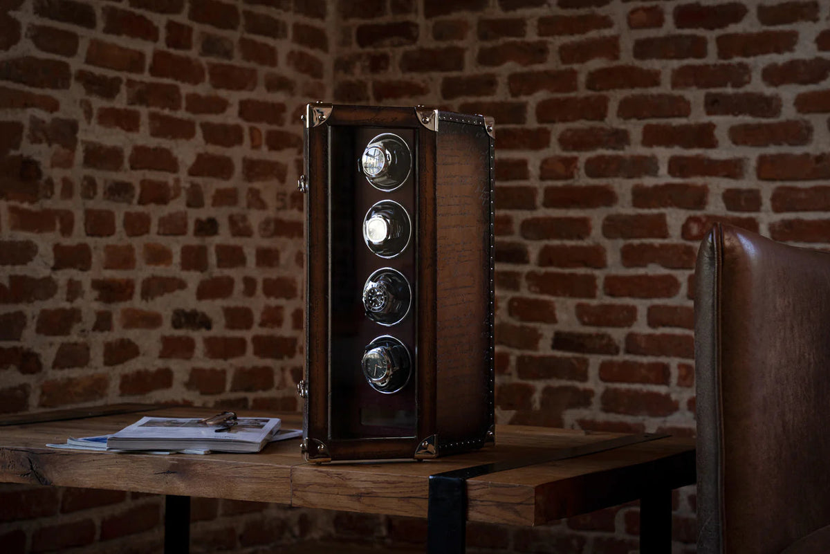 Watch Winder - Parchment Patina Java-2-Watch Box Studio