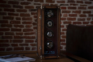 Watch Winder - Parchment Patina Java-5-Watch Box Studio