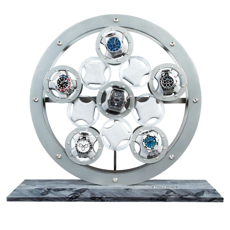 Watch Winder - Rando Silver-1-Watch Box Studio