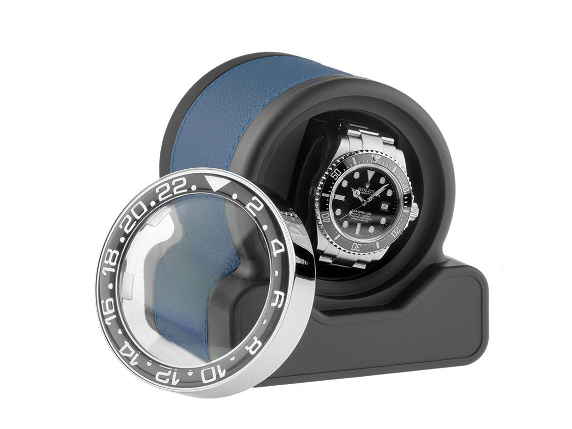 Watch Winder - Scatola Del Tempo Blue-1-Watch Box Studio
