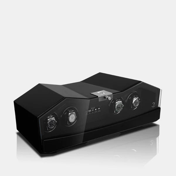 Watch Winder - Sport Elite Black-5-Watch Box Studio