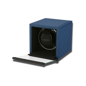 Watch Winder - Swiss Series 1 Blue-2-Watch Box Studio