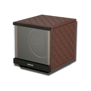 Watch Winder - Swiss Series 1 Brown-1-Watch Box Studio