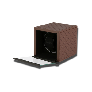 Watch Winder - Swiss Series 1 Brown-2-Watch Box Studio