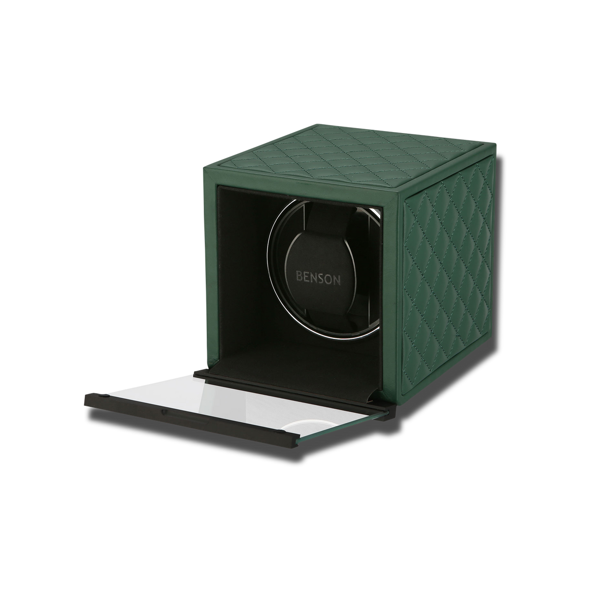 Watch Winder - Swiss Series 1 Green-2-Watch Box Studio