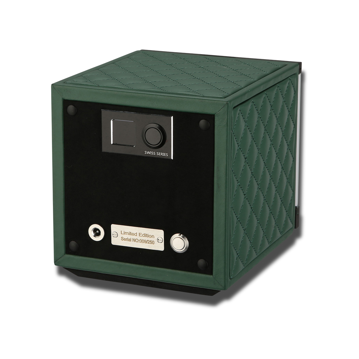 Watch Winder - Swiss Series 1 Green-3-Watch Box Studio