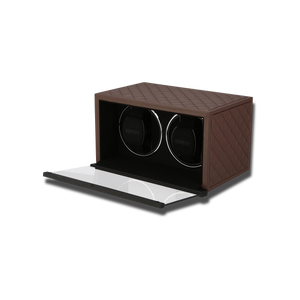 Watch Winder - Swiss Series 2 Brown-2-Watch Box Studio