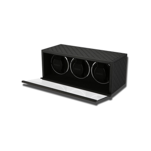 Watch Winder - Swiss Series 3 Black-2-Watch Box Studio