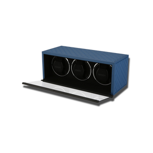 Watch Winder - Swiss Series 3 Blue-2-Watch Box Studio